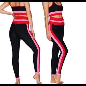 NBW! Beach Riot Melinda High Waist Leggings Lipstick Colorblock - Never Worn
